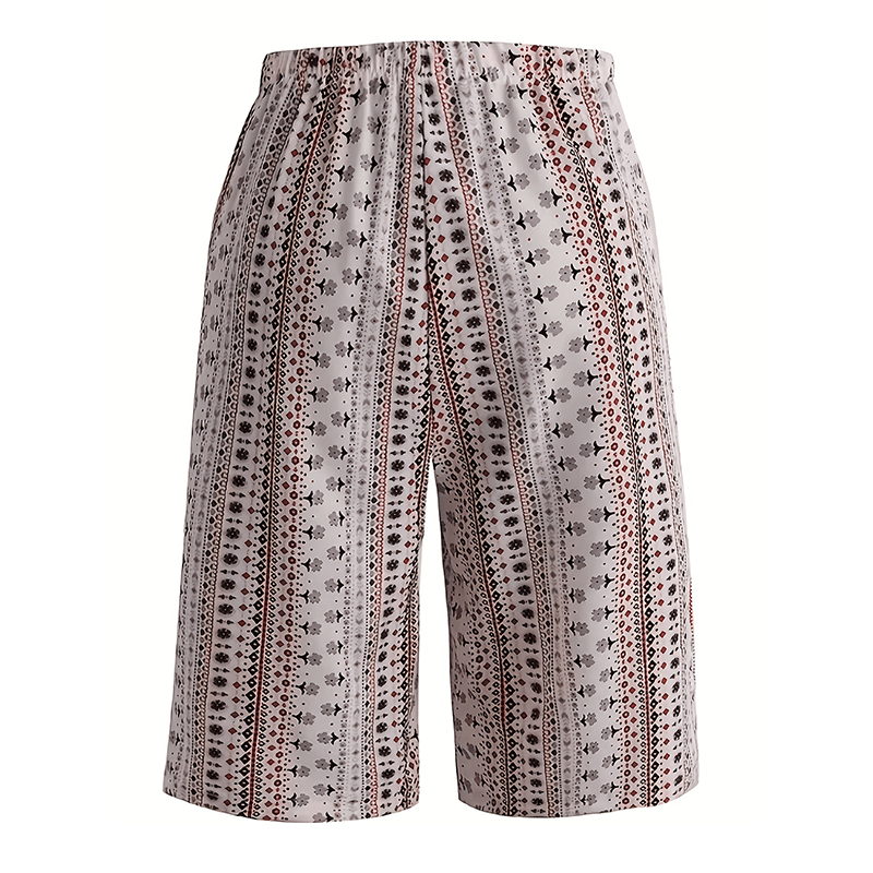 📢📢50% OFF !! ⏰Women’s Retro Printed Wide Leg Shorts