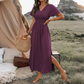 🎁2026 New Arrivals 60% OFF💥Women's Summer V-Neck Side Slit Maxi Dress
