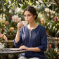 🔥👚2026 Summer Hot Sale– Only ￡12.99!!⚡️Women's Long Sleeve Pleated Henley Neck Blouse✨Soft Breathable Elegant Casual Pleated Top Daily Commute Outfit UK🇬🇧💐