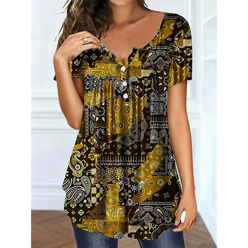 👚 50% OFF NOW! 🌞 Women's Casual V-Neck Top – Soft fabric, flattering fit & breathable – Perfect for summer days & effortless style ✨