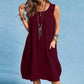 🌿Cotton And Linen Sleeveless Loose Dress with Pockets