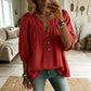 ✨ Women's 3/4 Sleeve Loose Fit Tunics Top – Flattering Loose Fit For Effortless Everyday Style 🌸