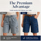 Women’s Loose Fit Denim Cargo Shorts