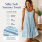 Women's Sleeveless O-Neck Tiered Midi Dress