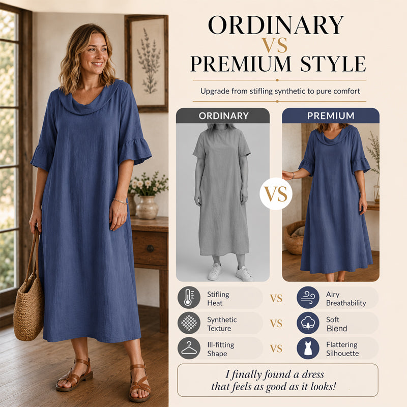 Women's Casual Round Neck Summer Dress