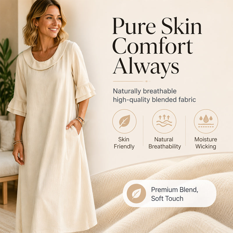 Women's Casual Round Neck Summer Dress