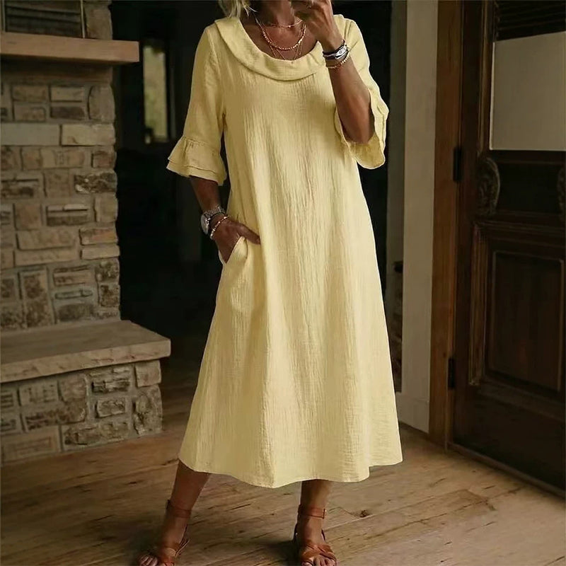Women's Casual Round Neck Summer Dress