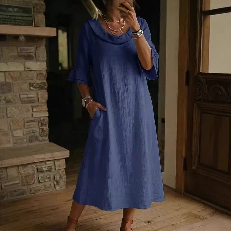Women's Casual Round Neck Summer Dress