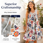 ⏳Limited time – 50% OFF⏰Women's Elegant Sleeveless Floral Dress