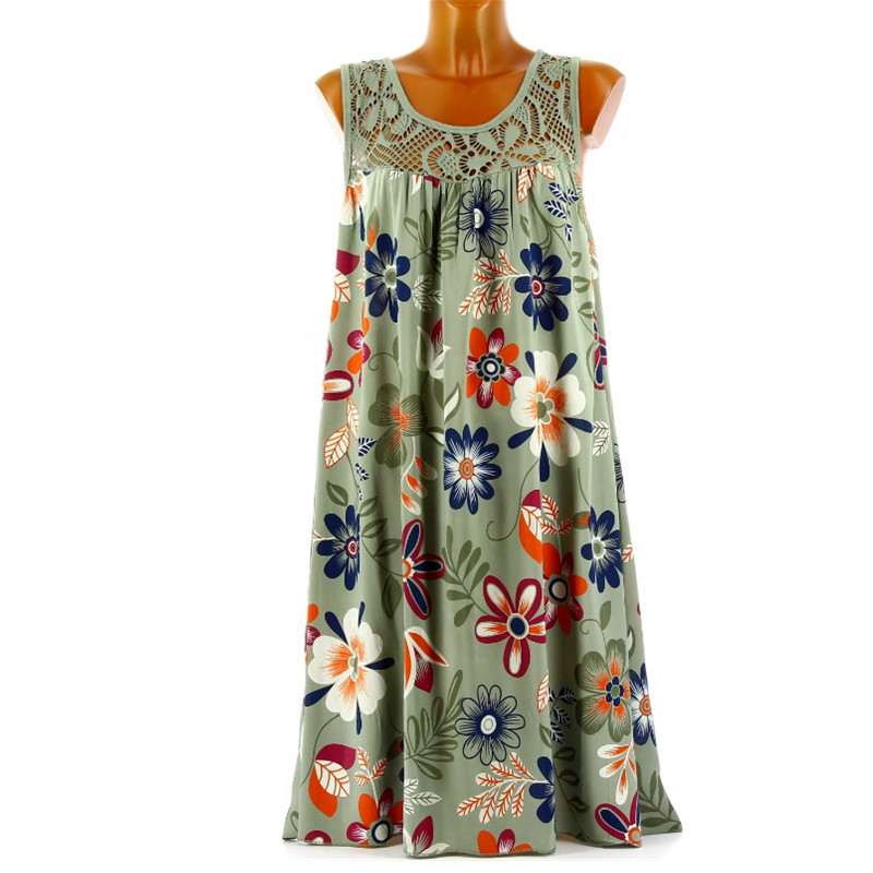 ⏳Limited time – 50% OFF⏰Women's Elegant Sleeveless Floral Dress