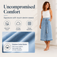 ✨🛍️Fresh Drop - Vintage Denim Wrap Skirt – Adjustable Side-Tie Closure & Versatile Midi Length for Day-to-Night