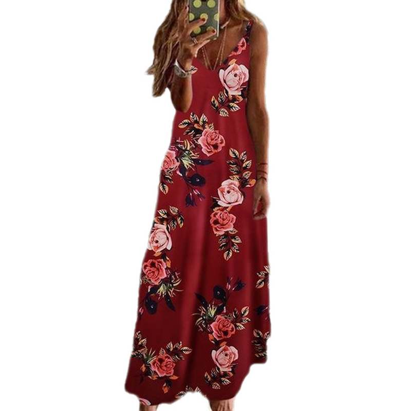Flowy Vacation Maxi Dress