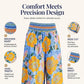 ⌛Limited-time offer-Women's Floral Print High-Waisted Wide-Leg Pants
