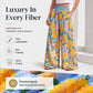 ⌛Limited-time offer-Women's Floral Print High-Waisted Wide-Leg Pants