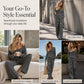 ☀️ Effortless Stripe Lounge Set– Soft, Stylish & Perfect For Every Occasion✨