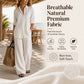 Women's Casual Shirt & Wide-Leg Pants Set