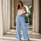 👖Women's Casual Drawstring Wide-Leg Pants