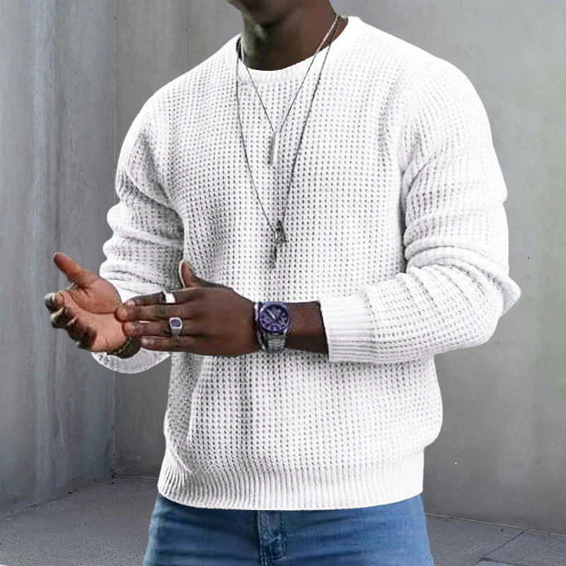 ✨2026 Collection at 50% OFF & FREE SHIPPING🎁JMIERR Men's Crewneck Sweater Soft Casual Sweaters Classic Long Sleeve Pullover Sweaters with Ribbing Edge