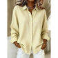 Women's Retro Plaid Long Sleeve Top