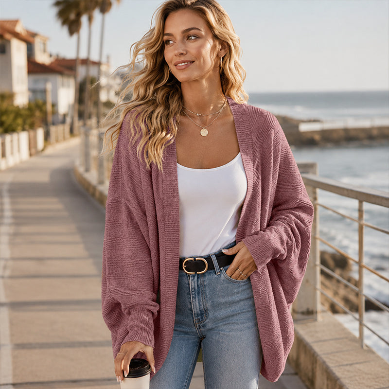 ✨Hot Sale 50% OFF🌸Women's Loose Batwing Knit Cardigan