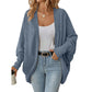 ✨Hot Sale 50% OFF🌸Women's Loose Batwing Knit Cardigan