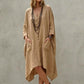 🌸Hot Sale 50% OFF💖Women's Loose V-Neck Asymmetrical Dress