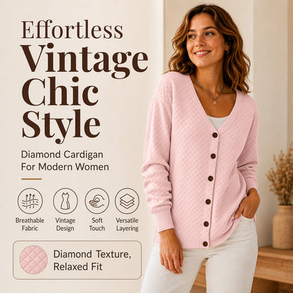 Women's Casual Quilted Button Down Jacket