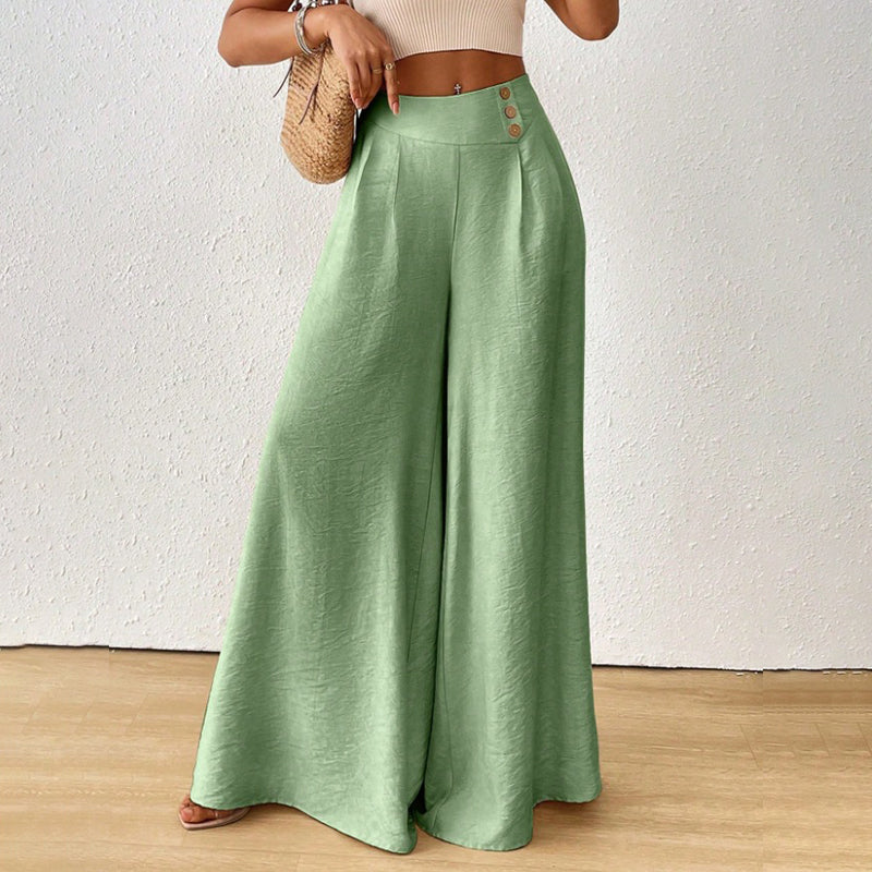 👖 Women's Loose Flowy Wide-Leg Pants– Relaxed Fit Everyday Pants For Effortless Comfort & Style 🤍