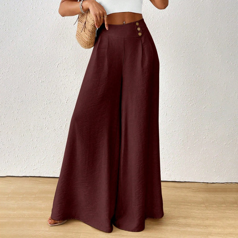 👖 Women's Loose Flowy Wide-Leg Pants– Relaxed Fit Everyday Pants For Effortless Comfort & Style 🤍