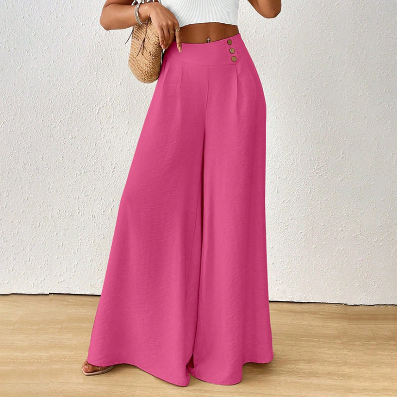 👖 Women's Loose Flowy Wide-Leg Pants– Relaxed Fit Everyday Pants For Effortless Comfort & Style 🤍