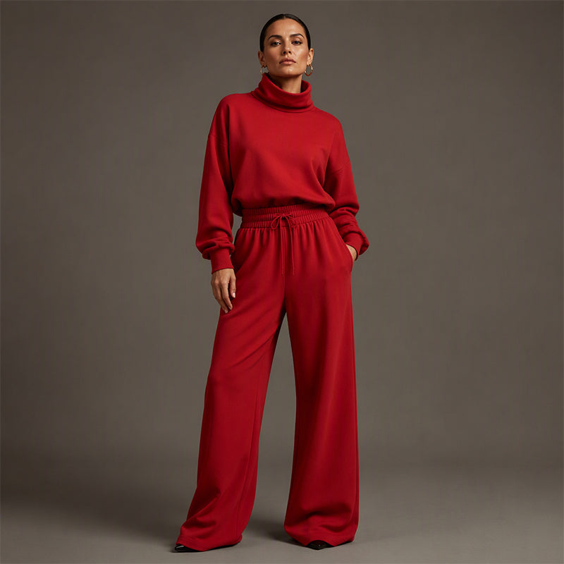 Women Casual Two-Piece Pants Set