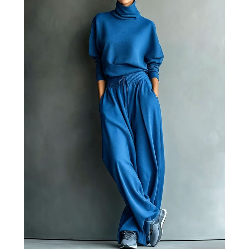Women Casual Two-Piece Pants Set
