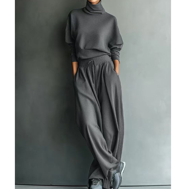 Women Casual Two-Piece Pants Set