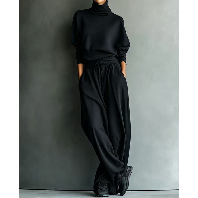 Women Casual Two-Piece Pants Set
