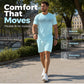Men's Casual T-Shirt & Shorts 2-Piece Set