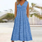 Women's Plus Size Sleeveless V-Neck Dress