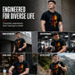 Men's German Flag Skull T-Shirt