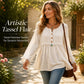 🌸Hot Sale 50% OFF💖Women's Casual Loose Long Sleeve Fringe Top
