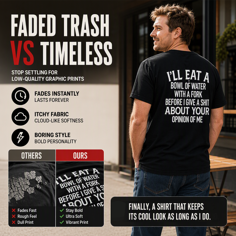 Funny Sarcastic Slogan Graphic T-Shirt
