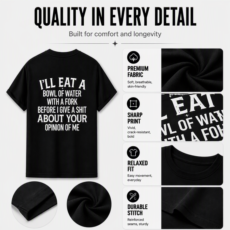 Funny Sarcastic Slogan Graphic T-Shirt
