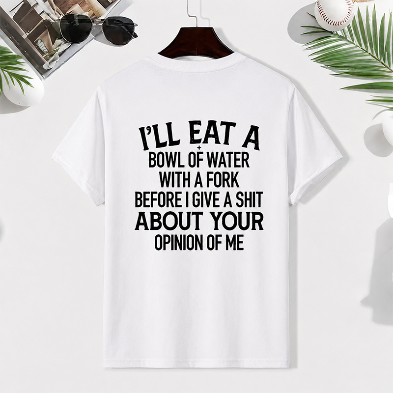 Funny Sarcastic Slogan Graphic T-Shirt