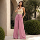 ⌛Limited-Time Offer✨Women's Casual Flowy Pleated Wide-Leg Pants – Flowy Relaxed Fit Pants For Effortless Everyday Elegance🤍