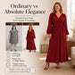 Women's High Slit Deep V Neck Maxi Dress