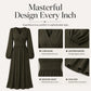 Women's High Slit Deep V Neck Maxi Dress