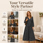 Women's High Slit Deep V Neck Maxi Dress