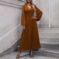 Women's High Slit Deep V Neck Maxi Dress