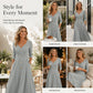 👖✨ Women's Casual Cross-Front V-Neck Cotton Dress