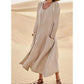👗 50% OFF NOW! Women's Solid Color Long Sleeve Dress
