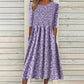 💃Women's Smocked Floral Print Dress