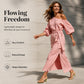 Women's Elegant One-Shoulder Belted Dress